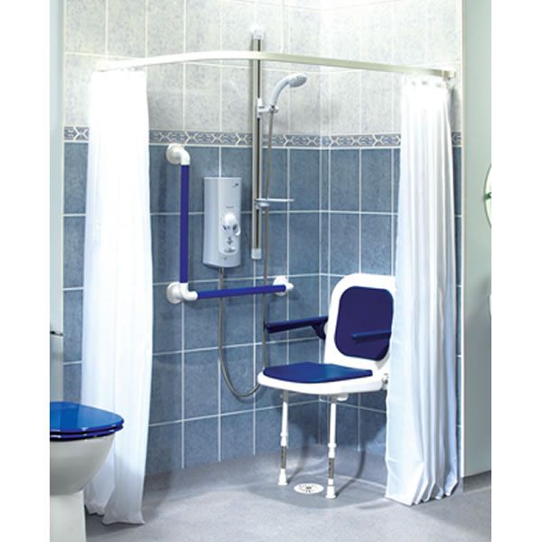 AKW SHOWER CURTAIN 24079 1800 x 2100mm DROP