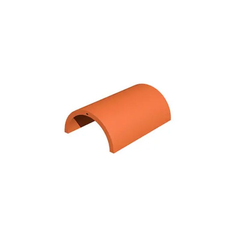 MARLEY CLAY INTERLOCKING HALF ROUND RIDGE RUSTIC RED 375mm 4055664