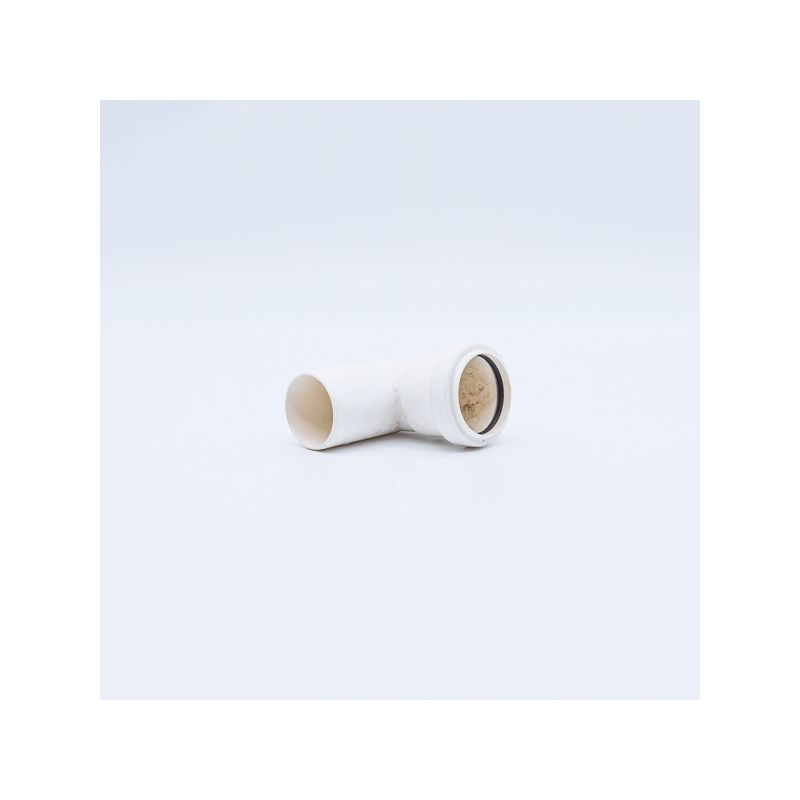 POLYPIPE PUSHFIT SWIVEL BEND 40mm x91.25deg WP24 WP24W WHITE