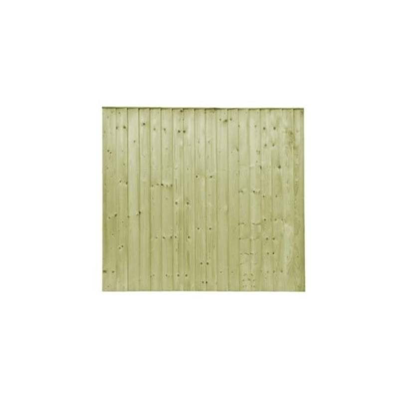 WOODBANK 0.9 x 1.83m HD SUFFOLK M&T FRAMED CLOSEBOARD FENCE PANEL GREEN