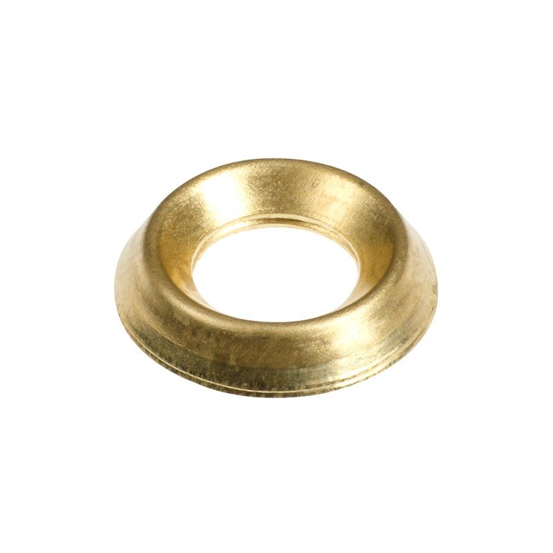 TIMCO SURFACE SCREW CUPS BRASS 10mm (BAG 50) 10BCUPP