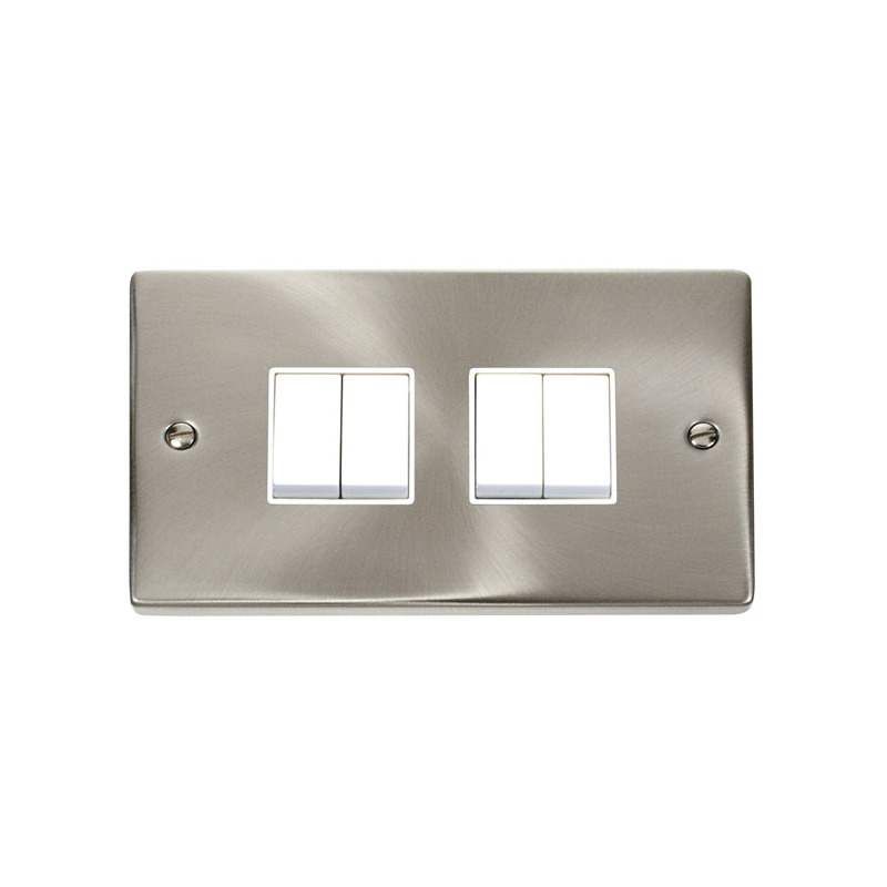 CLICK VPSC019WH 4 GANG 2 WAY 10AX MG