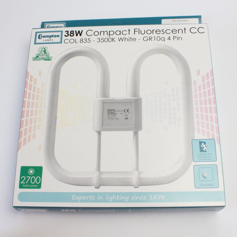 CROMPTON CLC38W4PIN FLUORESCENT CC3500K GR10Q
