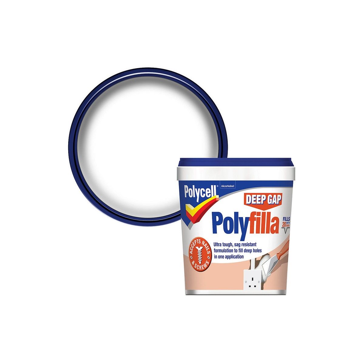 POLYFILLA DEEP GAP FILLER 1l TUB 5084945