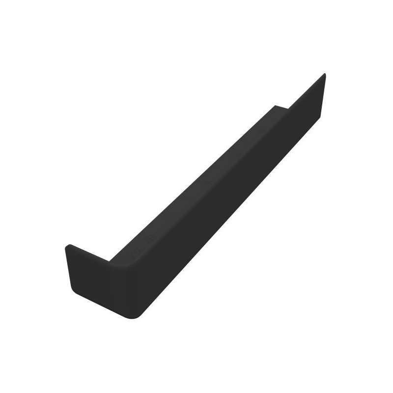 FREEFOAM SQUARE CORNER 300mm GLOSS BLACK FWXBL