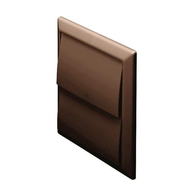 POLYPIPE DOMUS WALL OUTLET & GRAVITY FLAP BROWN 44910B