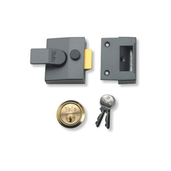 DUFFELLS YALE 60mm NON DEADLOCKING NIGHTLATCH POLISHED BRASS 88B