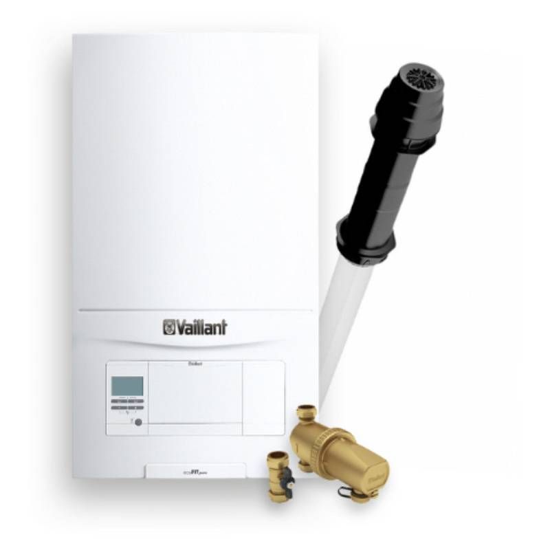VAILLANT ECOFIT PURE 825 COMBI/STD VERTICAL FLUE & ADVANCED FILTER RESTART PACK