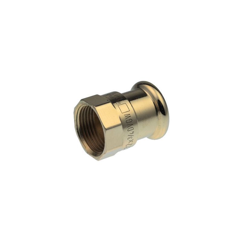 YORKSHIRE XPRESS S2/6270G COPPER STRAIGHT FEMALE CONNECTOR 15mm x 1/2" 38090