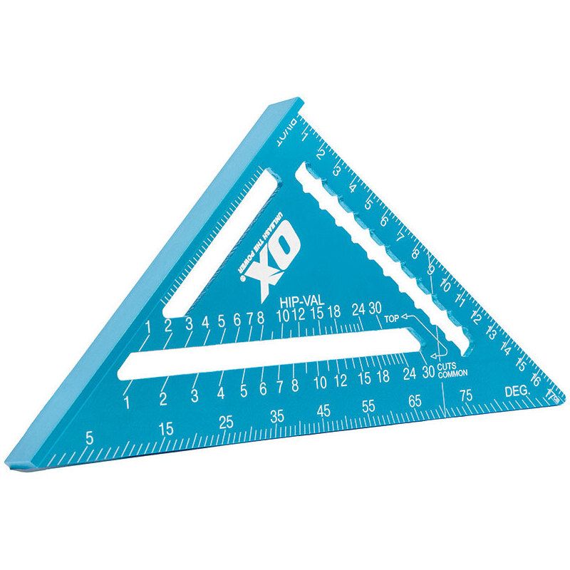 OX-P506518 PRO ALUMINIUM RAFTER SQUARE METRIC 180mm