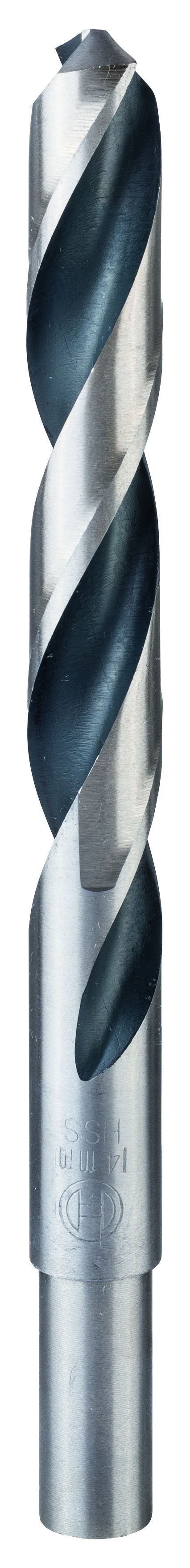 BOSCH 2608577306 REDUCED SHANK HSS TWIST POINTTEQ DRILL BIT 14.0mm