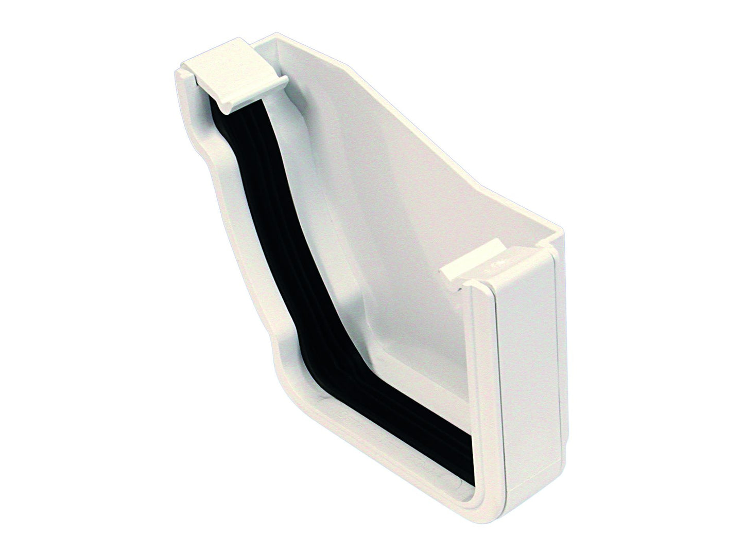 OSMASTORM 8T841 PVCU EXTERNAL EXT STOPEND LH 111mm 8T841W WHITE