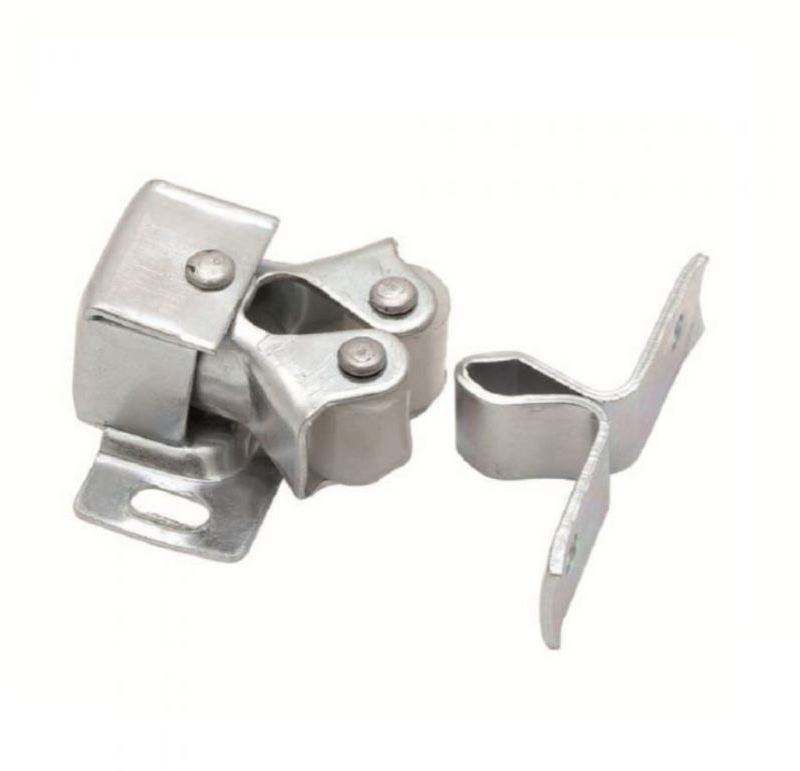 CARLISLE BRASS ZINC PLATED DOUBLE ROLLER CATCH IDRCBZP/RP
