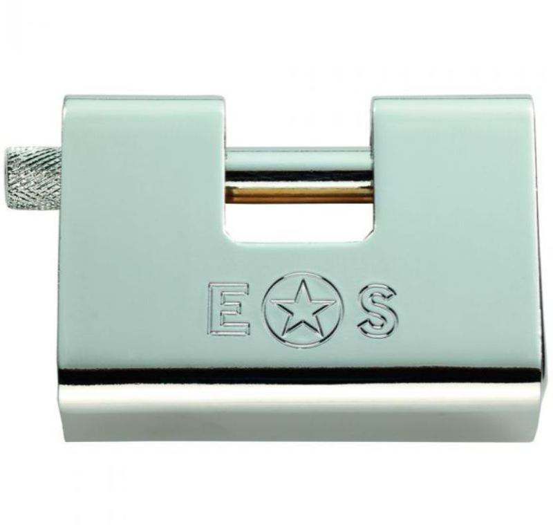 CARLISLE BRASS ARMOUR BLOCK PADLOCK 3 KEY TO DIFFER 80mm ZP.