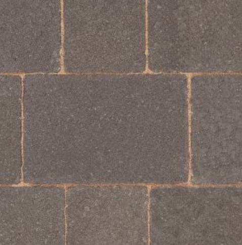 BRADSTONE WOBURN ORIGINAL 50mm BLOCK PAVING 134 x 134 x 50mm GRAPHITE 23624 (NEW)