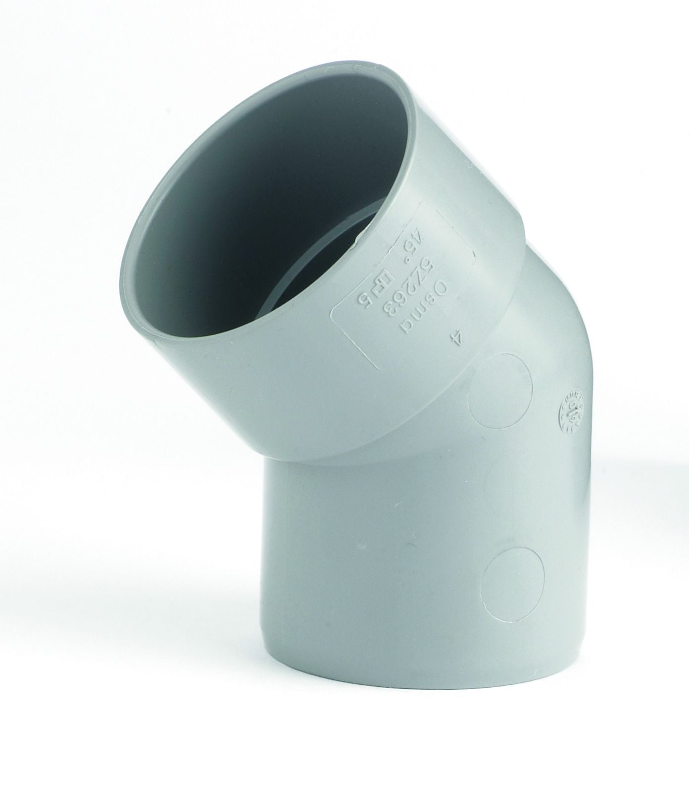 OSMASOIL SPIGOT BEND 45deg x 40mm 5Z263G GREY