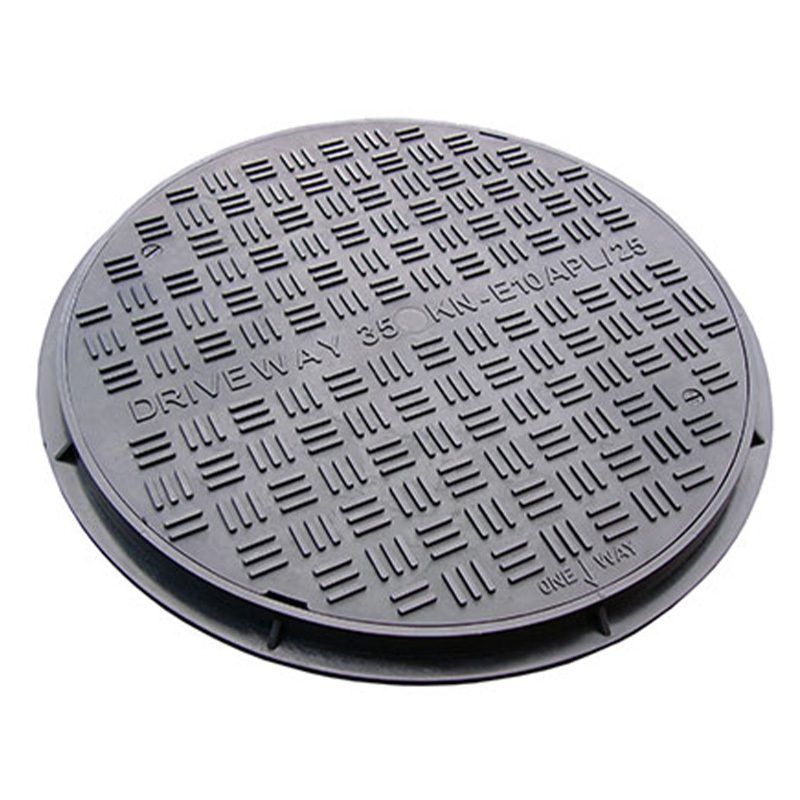 EJ POLYPROPYLENE CIRCULAR ACCESS COVER & FRAME SINGLE SEAL 450mm DIA x 30mm PEDESTRIAN E10APL