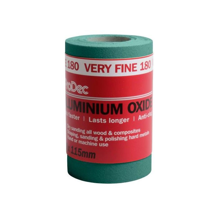 RODO PAALV180 ALUMINIUM OXIDE ROLL 5m 180 GRIT