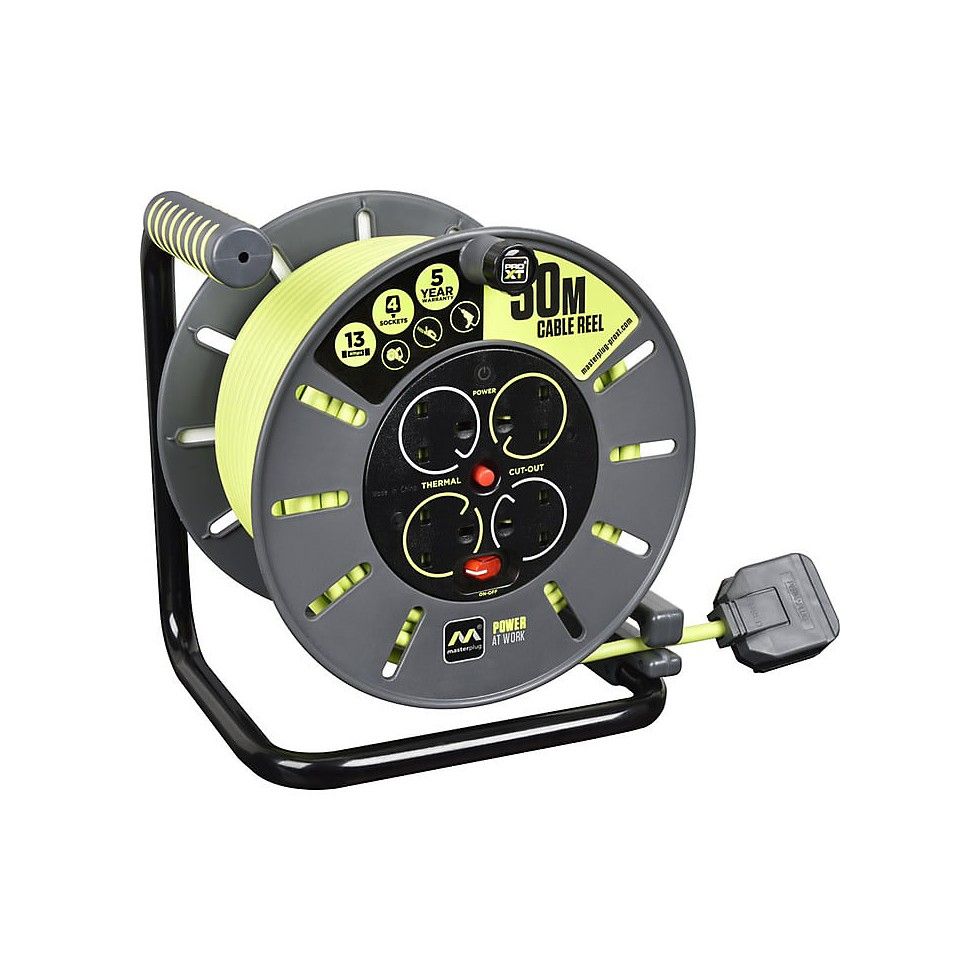 NEXUS OLU50134SL-PX 4-GANG LARGE REEL 50m 13a