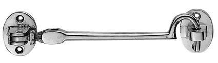 CHROME 6" SILENT PATTERN CABIN HOOK AZ66CP/RP