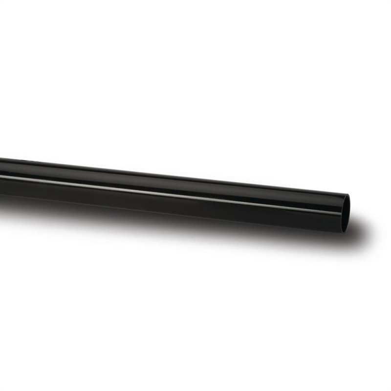POLYPIPE MUPVC WASTEPIPE 40mm x 4m MU201 MU201B BLACK