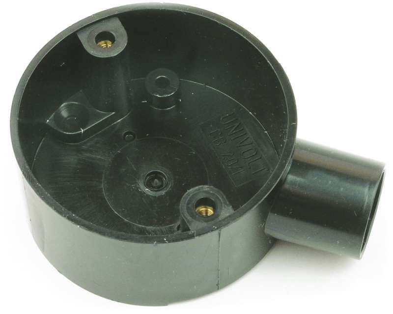 UNIVOLT CB20/1BK TERMINAL BOX 20mm BLACK