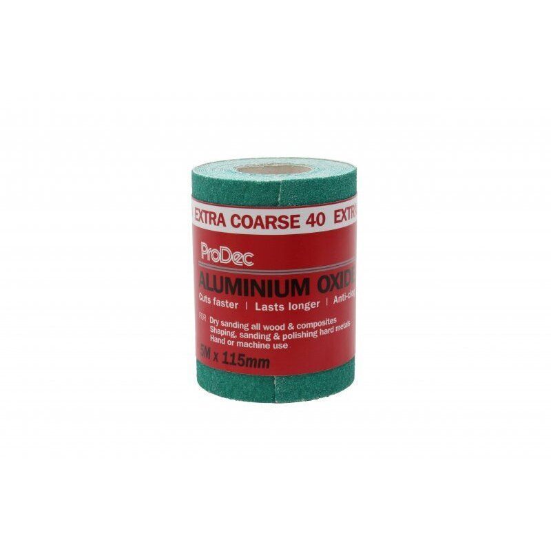 RODO PAALV40 ALUMINIUM OXIDE ROLL 5m 40 GRIT