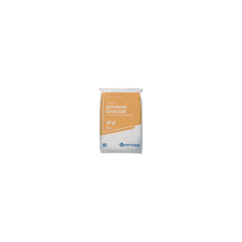 BRITISH GYPSUM ONE COAT PLASTER BAG 25kg 06062/5