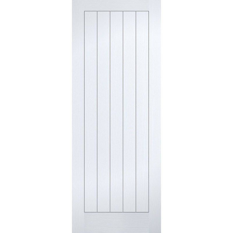 LPD WHITE VERTICAL 5 PANEL INTERNAL DOOR 78 x 30" 1981 x 762 x 35mm TEXV5P30