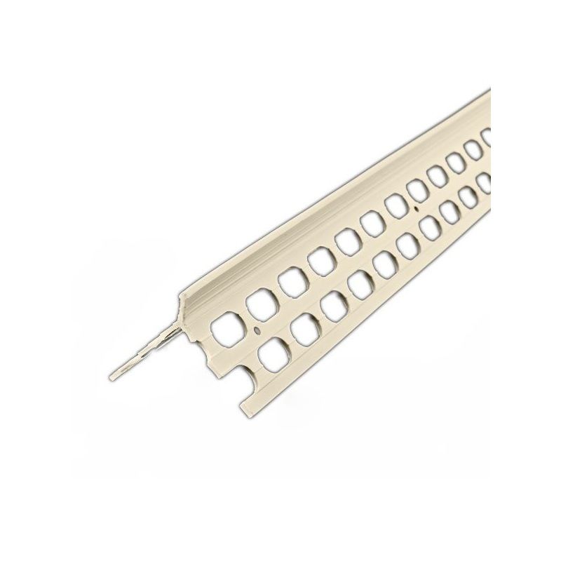 SAS PROBEAD PLASTIC ANGLE BEAD 3m x 10mm IVORY IV-SAB10