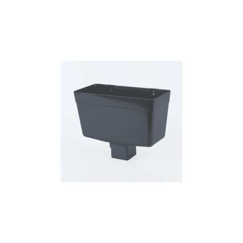 BRETT DOWNPIPE SQUARE RAINWATER HEAD ANTHRACITE GREY BR511