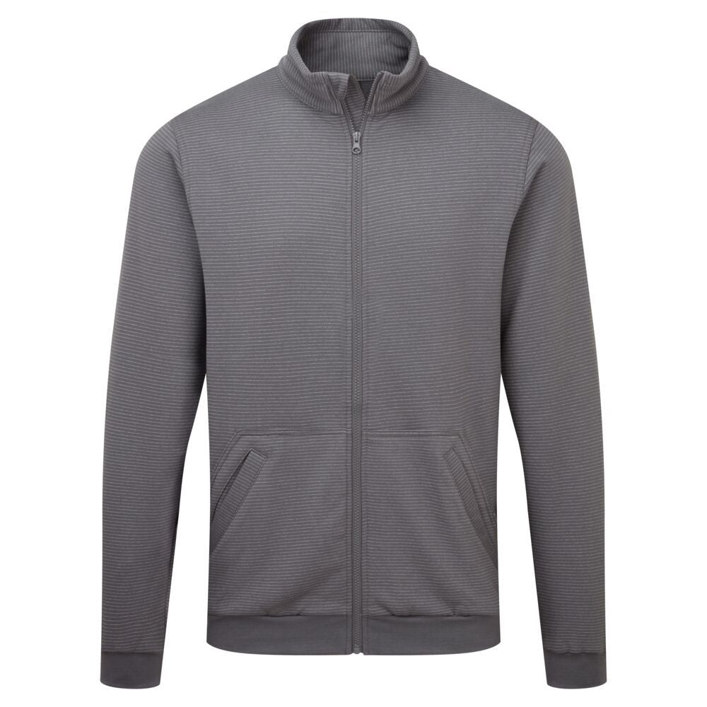 Anti-Static ESD Zip Sweatshirt, L, R, Zoom Grey