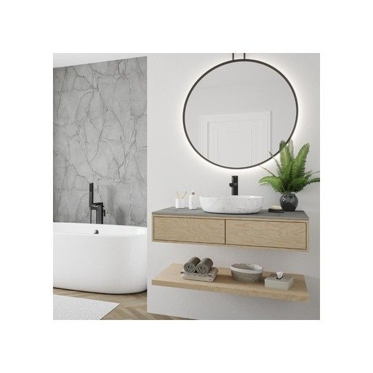 WETWALL ELITE VANITY WORKTOP 12 x 425 x 1500mm MARMO GRIGIO 14000041