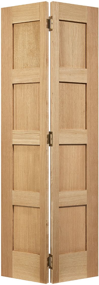 LPD OAK CONTEMPORARY 4P BI-FOLD 27" BFOSHAKER4P27