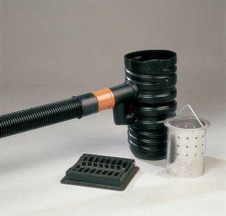 POLYPIPE MIDIGULLY CAST IRON GRATING BLACK RGG