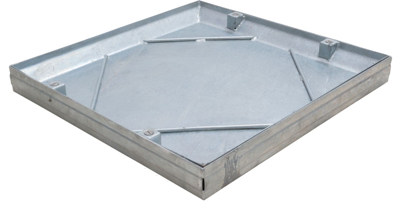 WREKIN (PEW1602STR) MHC 450mm DIA SQ/RD GALV REC TRAY DS&LK4 C271M/045045/SQR