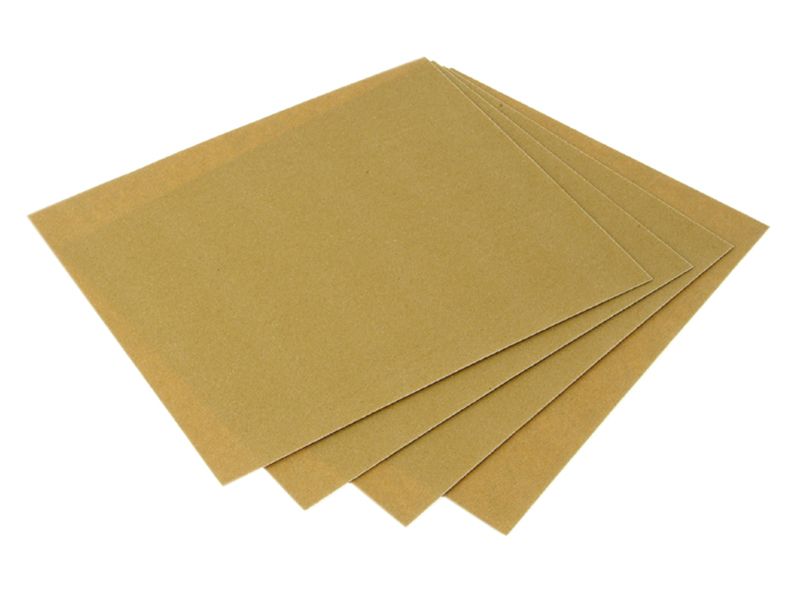 FAITHFULL CABINET GLASSPAPER 280 x 230mm PACK 5 ASSORTED FAIAGPP5A