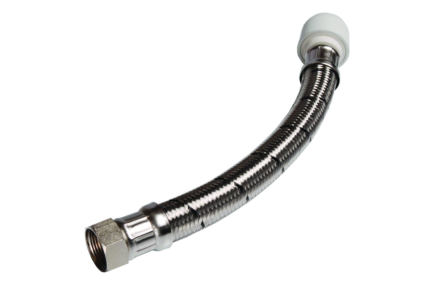 HEP2O FLEXIBLE TAP CONNECTOR 22mm x 3/4" 300mm BRAIDED HD125B/22W