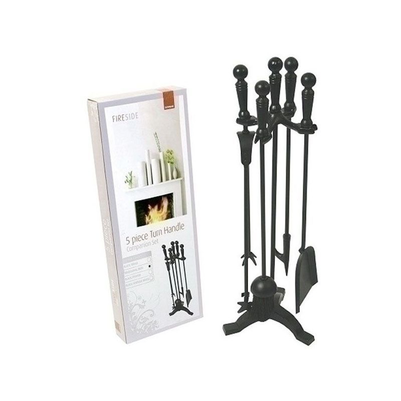 DEVILLE TURN HANDLE COMPANION SET 8 x 25" BLACK/PEWTER DEV738 GUD035738