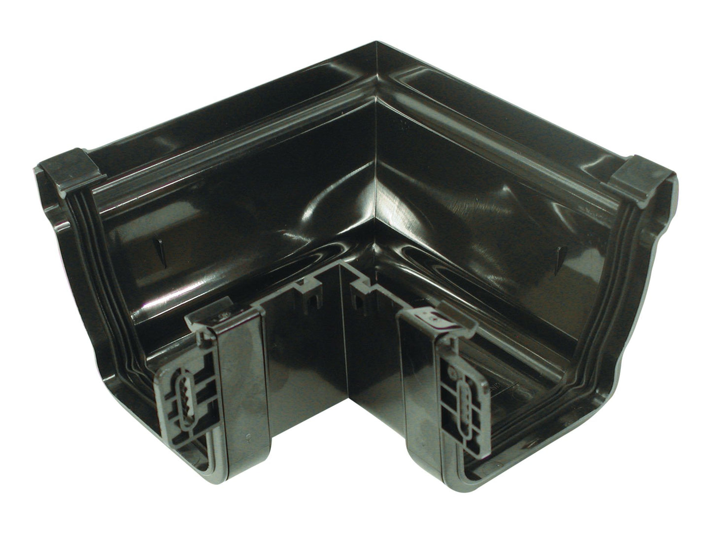 OSMASTORM 8T853 PVCU GUTTER ANGLE EXT 90deg 111mm 8T853B BLACK