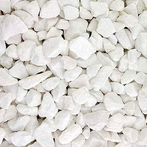 Chas Long Mini Bag Polar White Chippings 20mm