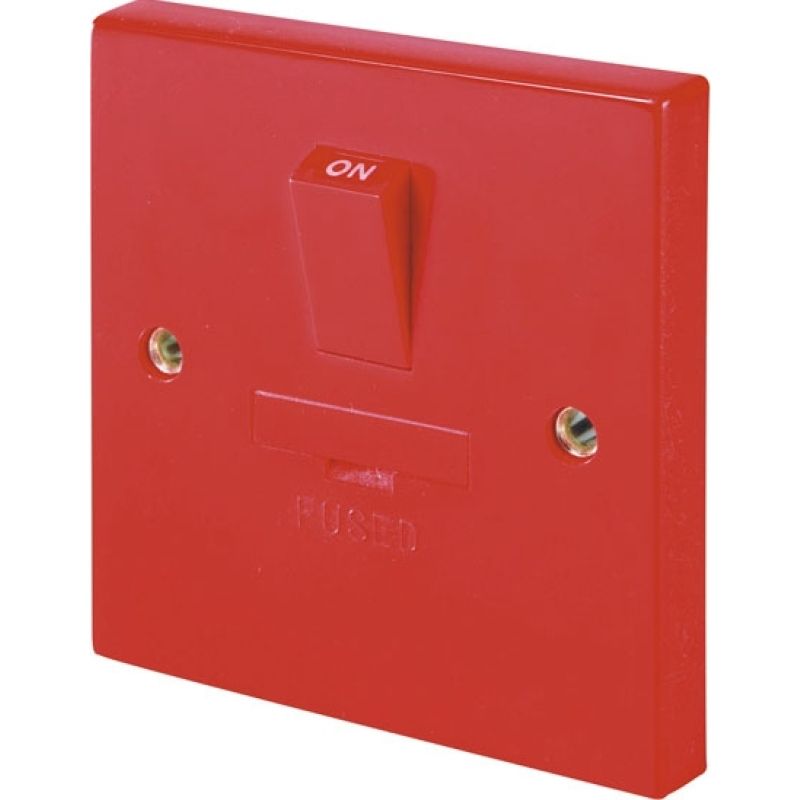 CLICK WA056RD RED SWITCHED FUSED SPUR