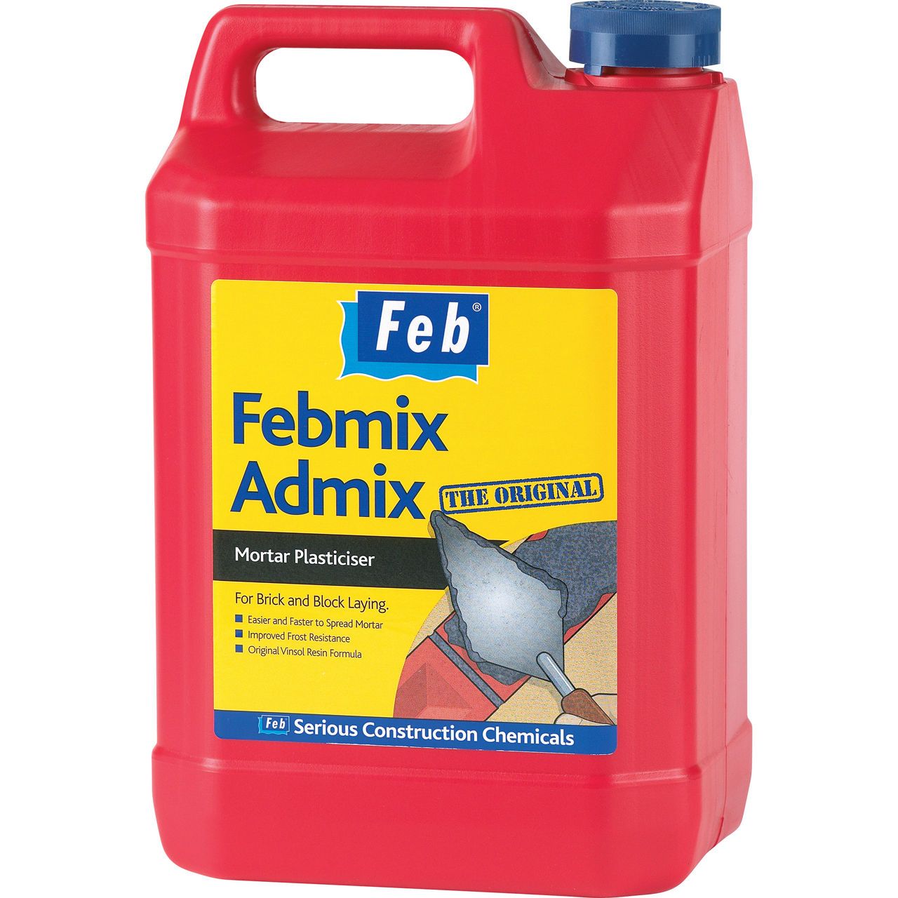 Everbuild Febmix Admix The Original 5L Dark Brown FBMIX5
