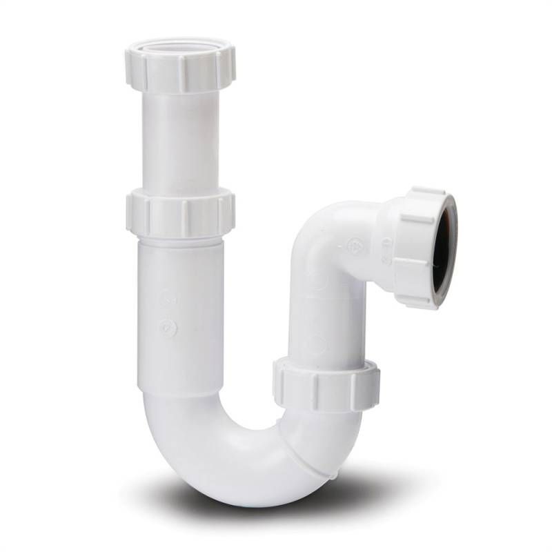 POLYPIPE TUBULAR SWIVEL P TRAP TELESCOPIC 40 x 76mm SEAL WT63
