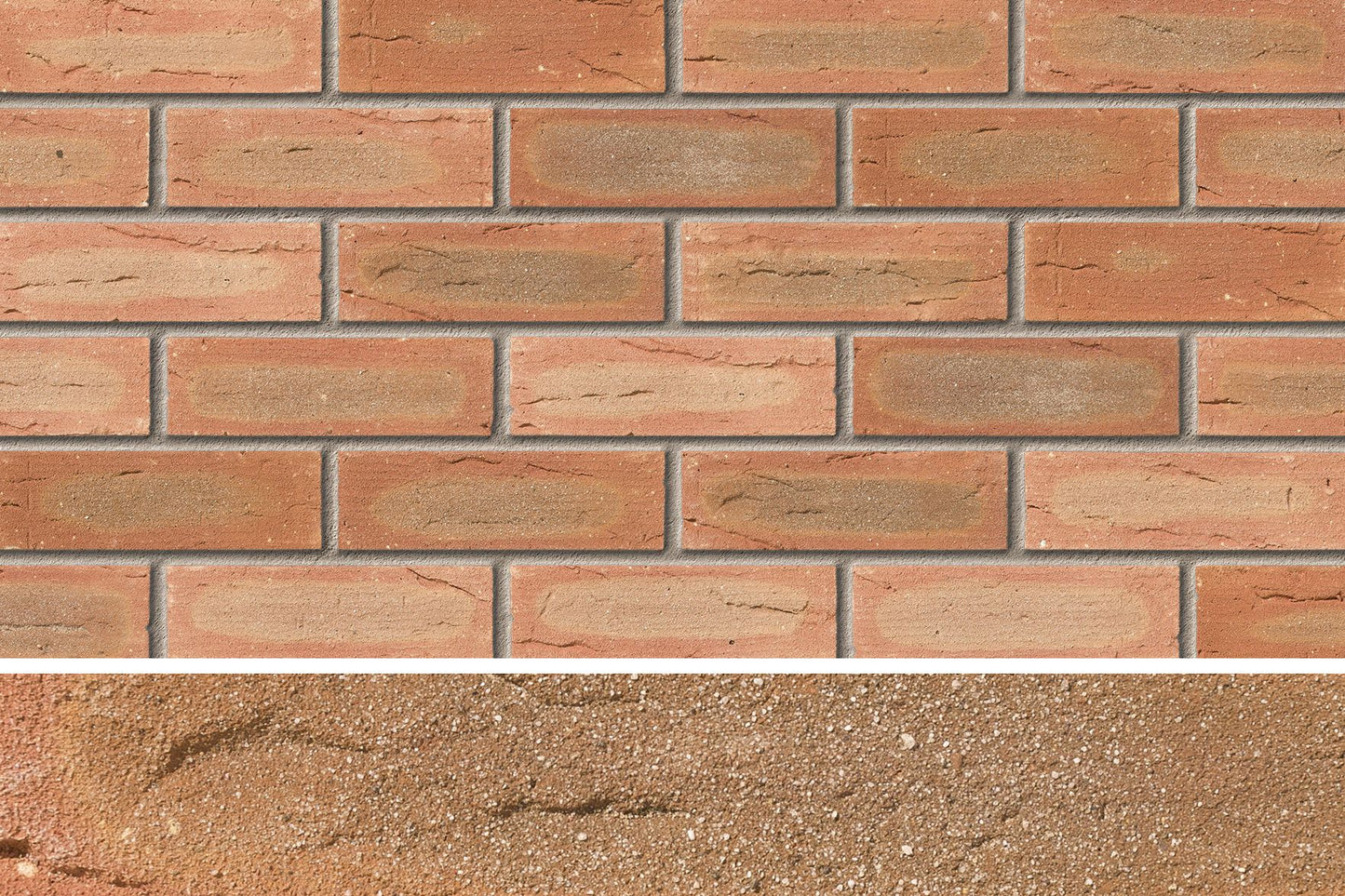 IBSTOCK DORKET HEAD HARDWICKE SHERWOOD BLAZE BRICK 65mm (95 PER LEG) A2417A