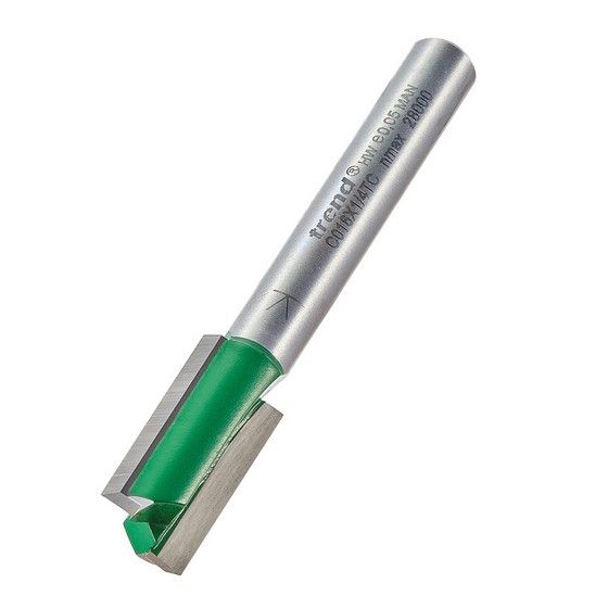 TREND C016X1/4TC TWO FLUTE 10MM DIA X 19.1MM CUT