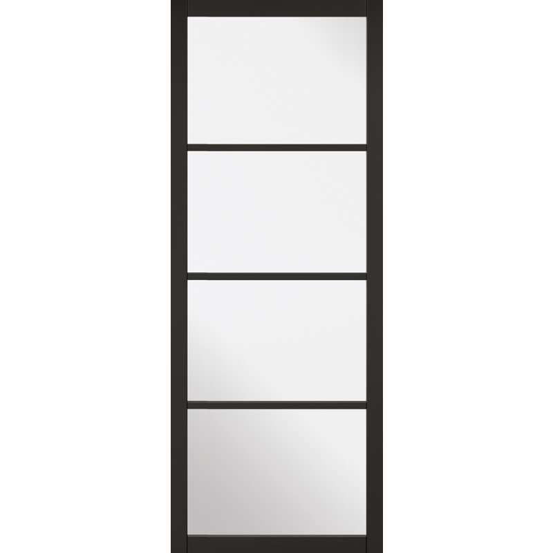 LPD SOHO BLACK GLAZED INTERNAL DOOR 27" SOHBLA27