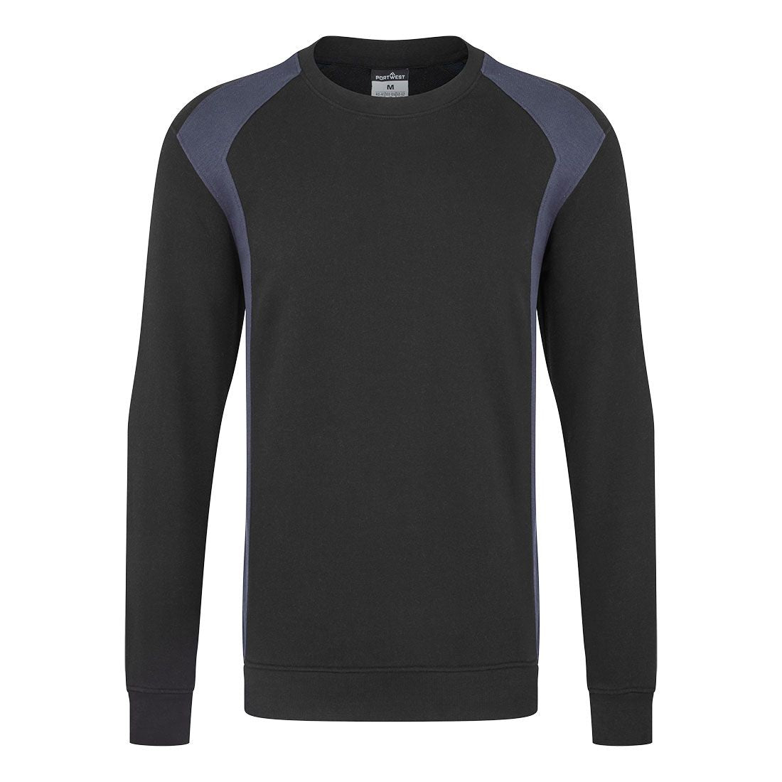WX2 Eco Sweatshirt, L, R, Black/Navy