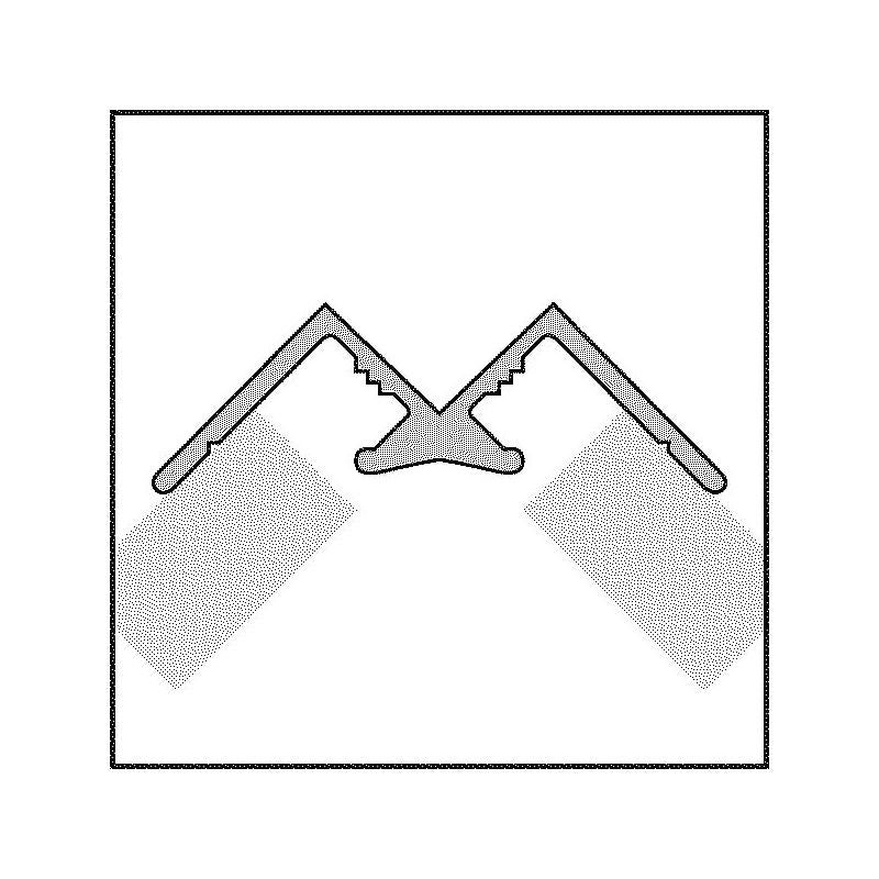 FREEFOAM GEOPANEL PVC INTERNAL CORNER 2.7m x 6.2mm WHITE GET8ICWH