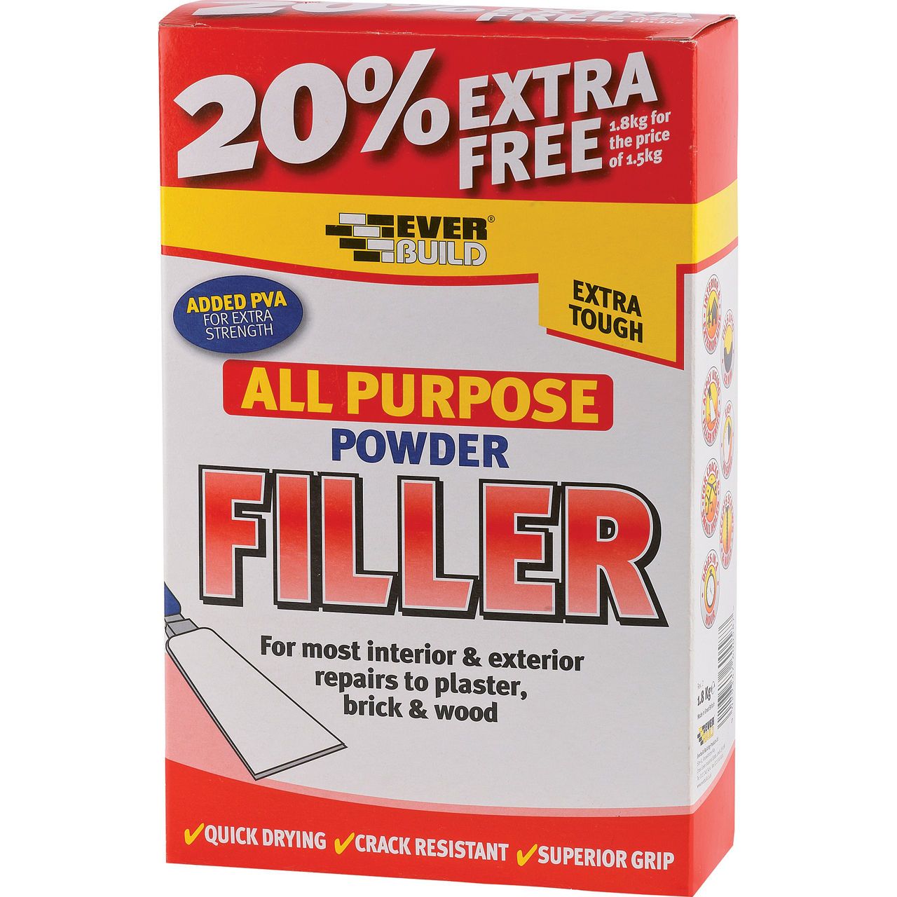 Everbuild WVH1302 - Everbuild All Purpose Filler 450G FILL450